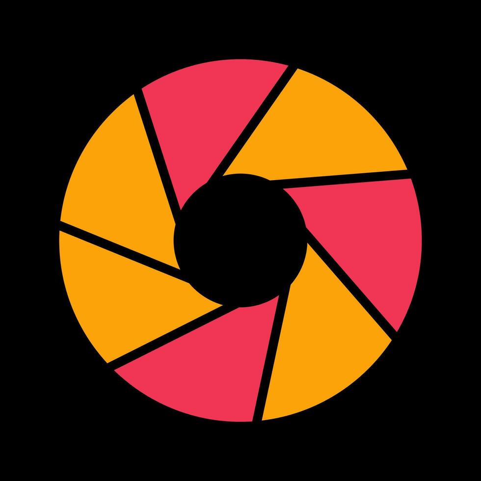 Aperture Artifacts Icon Design vector