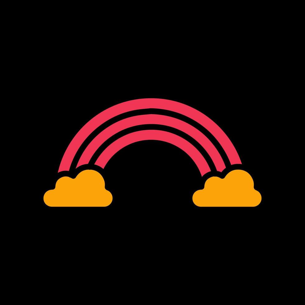 Rainbow Icon Design vector
