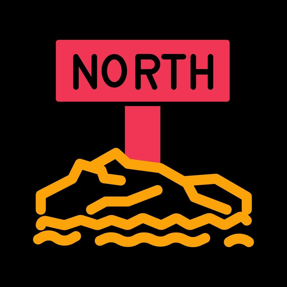 Northpole Icon Design vector