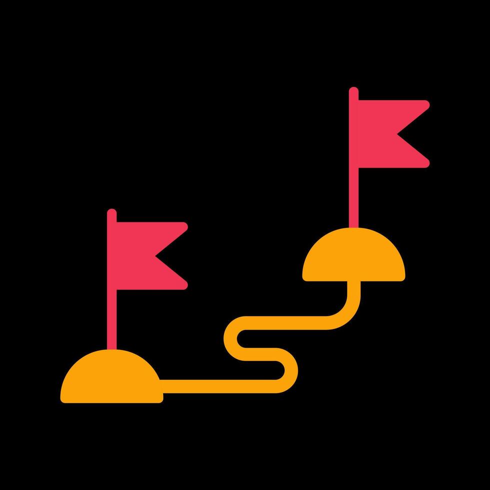 Milestones Icon Design vector