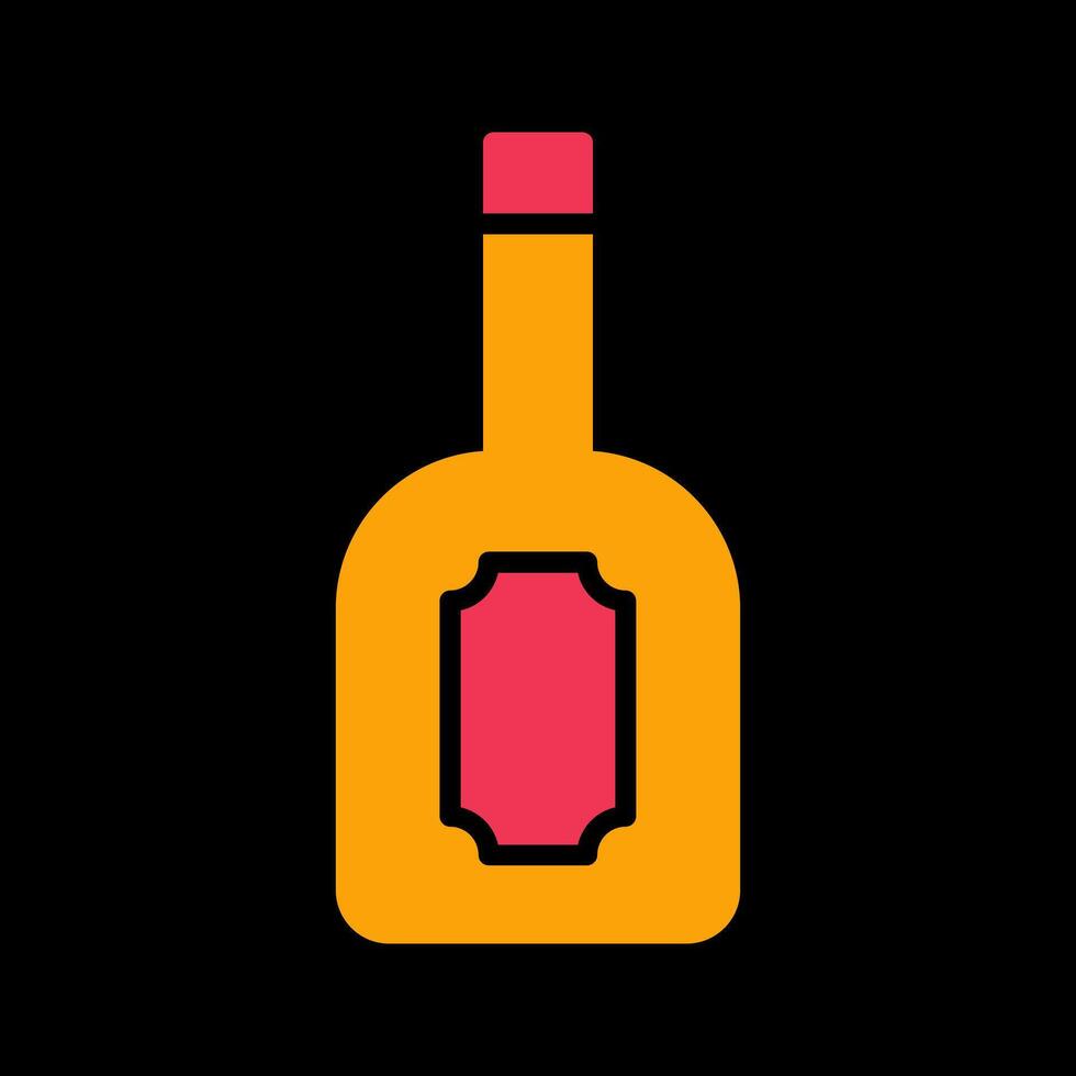 Wine Label Icon Design vector