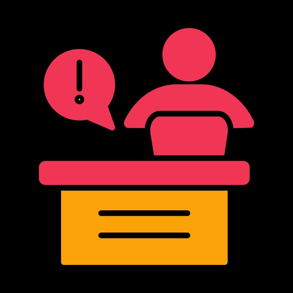Service Desk Icon Design vector