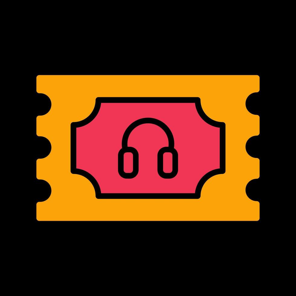 Support Ticket Icon Design vector