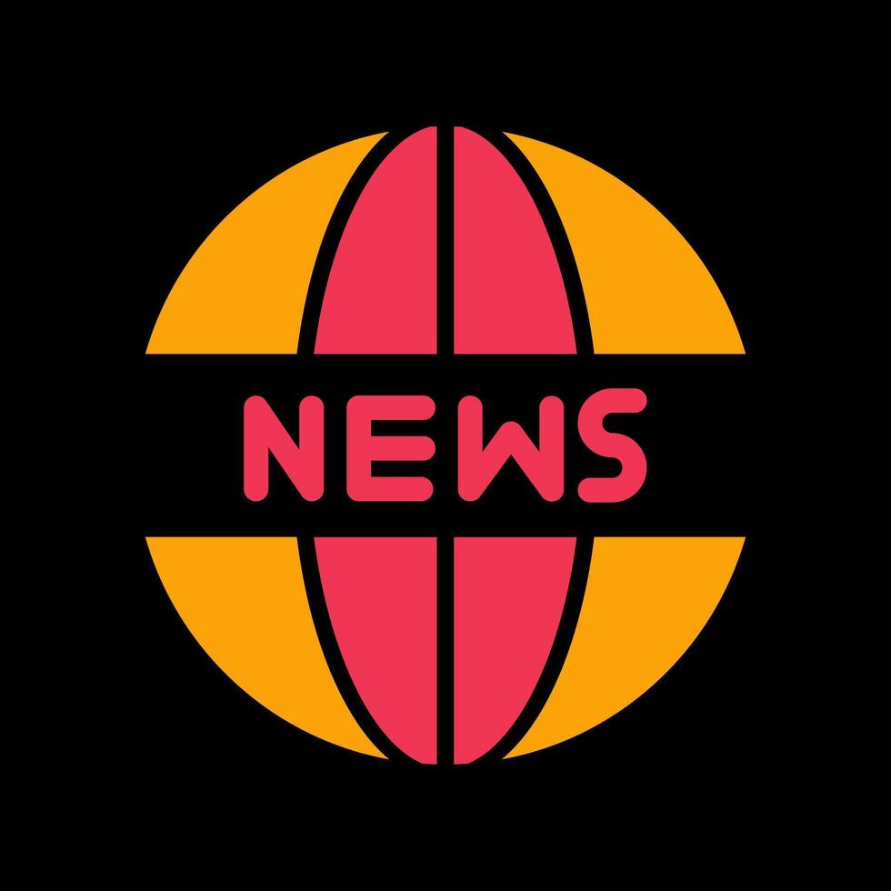 News Website Icon Design vector