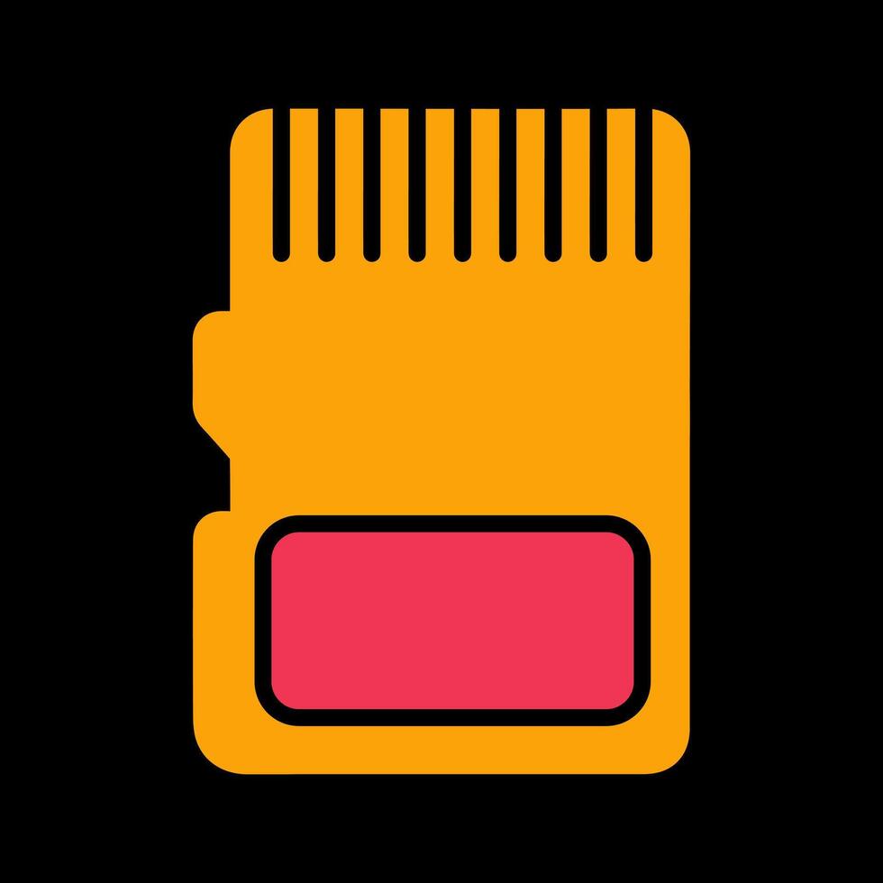 Memory Cards Icon Design vector