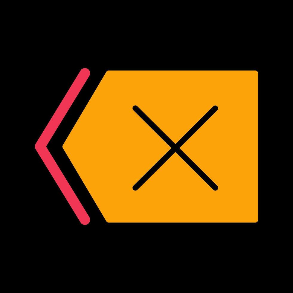 Delete Icon Design vector