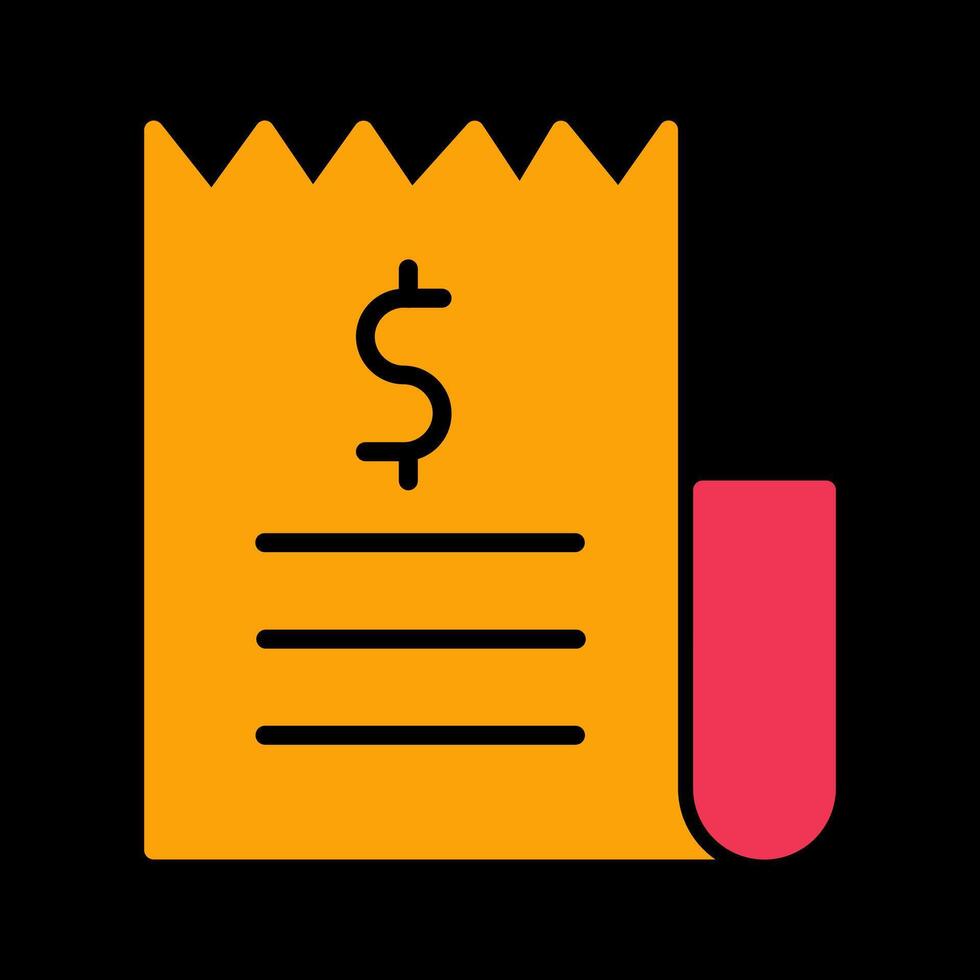 Bill Icon Design vector