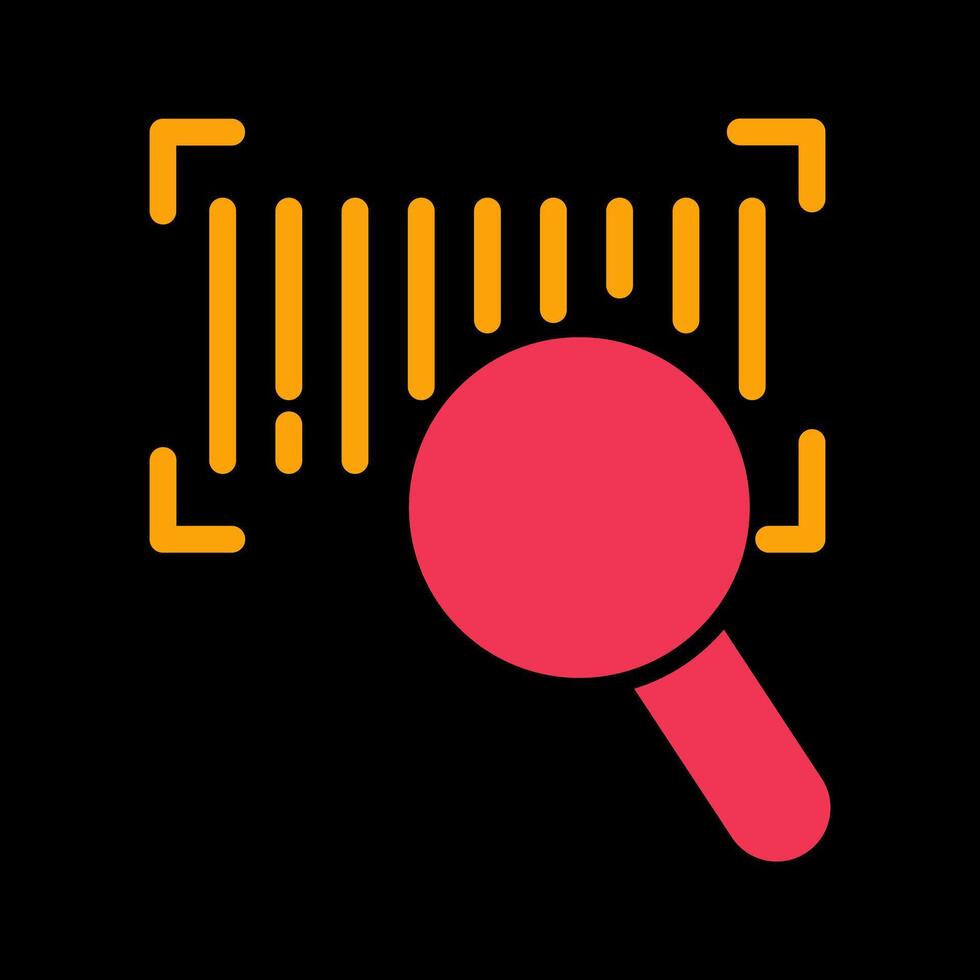Barcode Database Icon Design vector