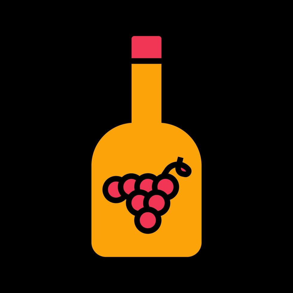Wine Grapes Icon Design vector