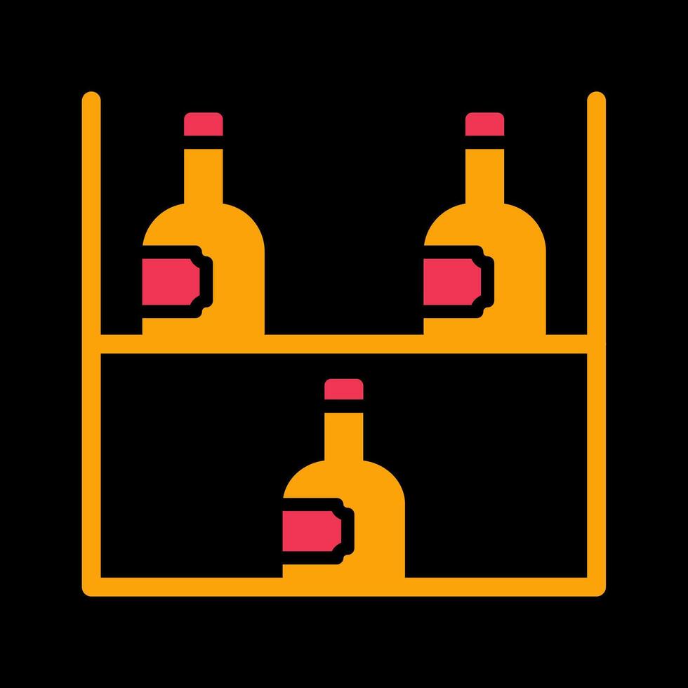 Wine Rack Icon Design vector