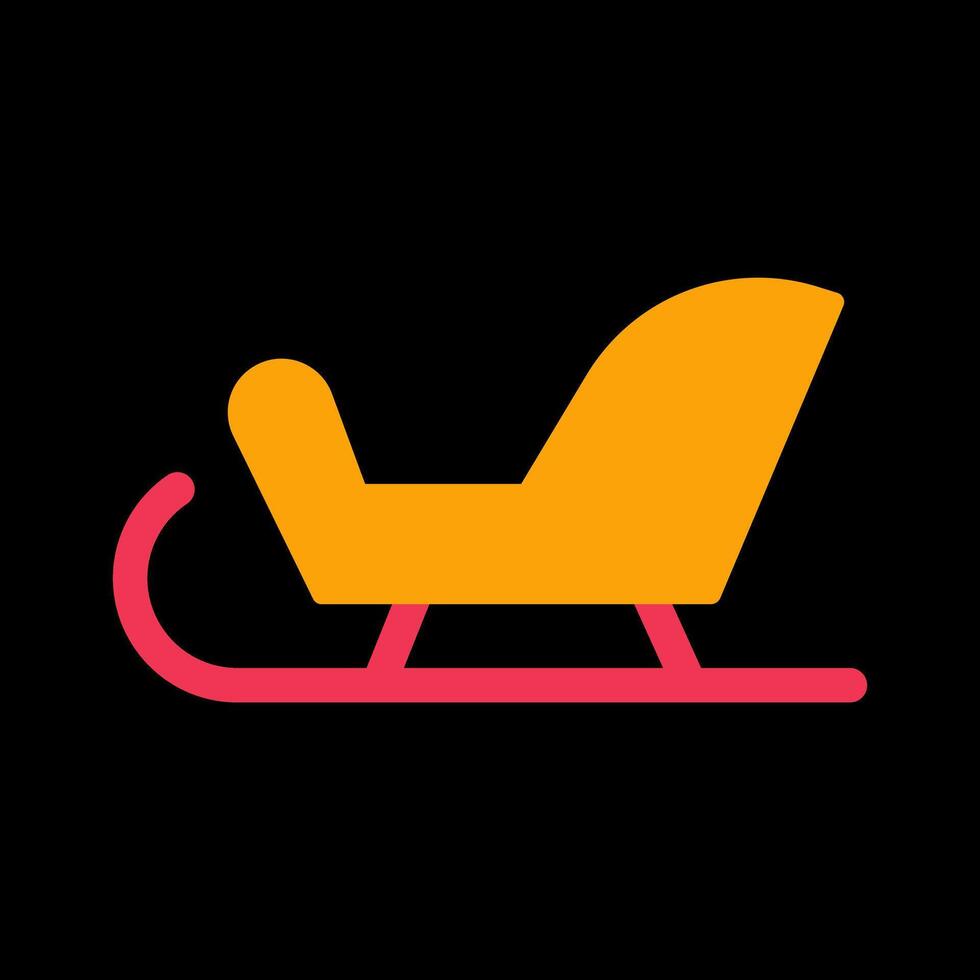 Sleigh Icon Design vector