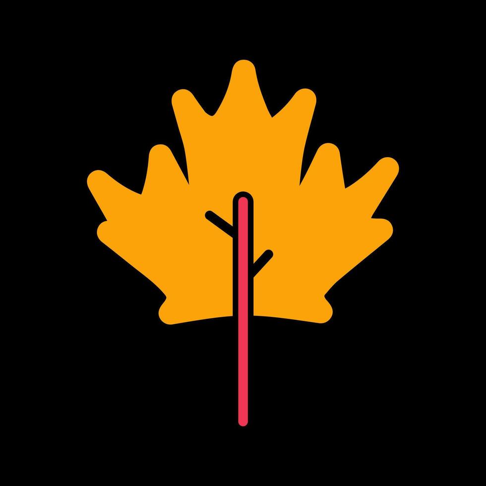 Maple Leaf Icon Design vector