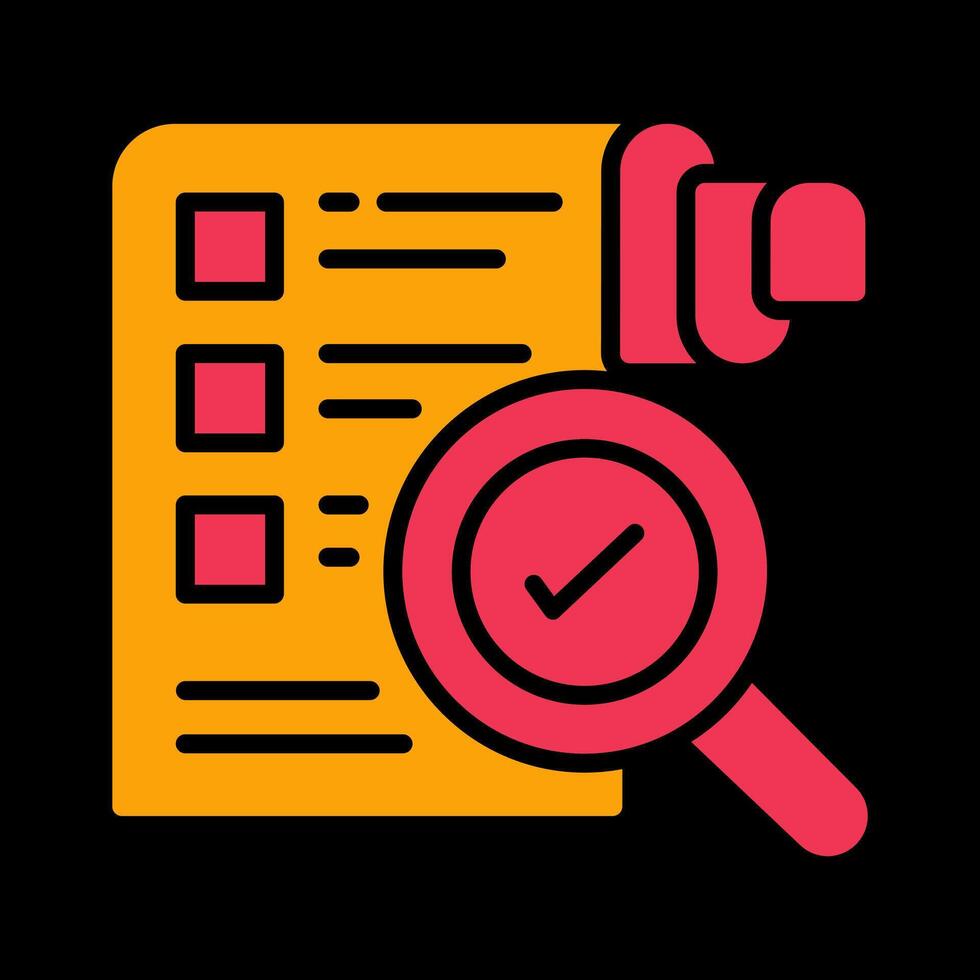 Profile Evaluation Icon Design vector
