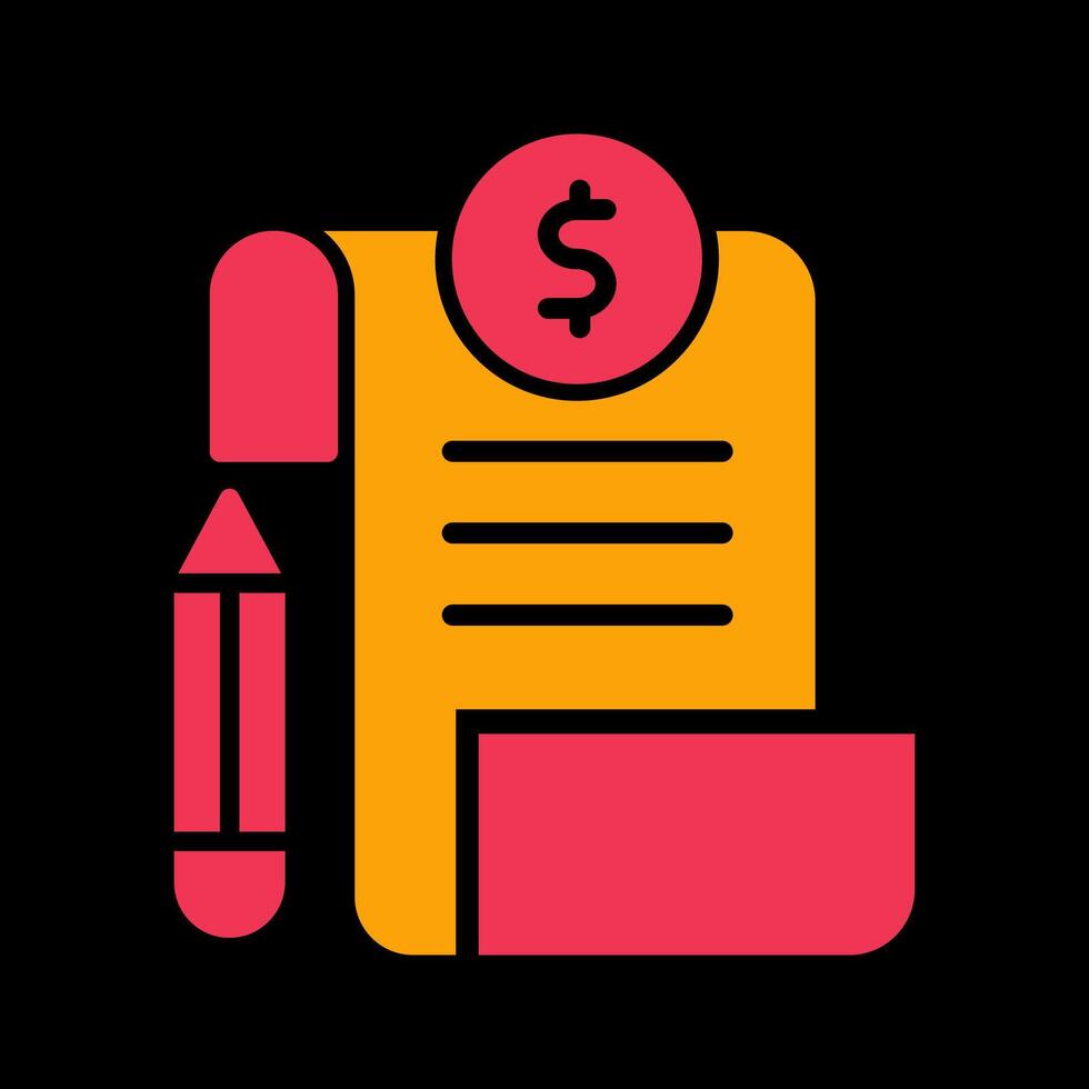 Contract Icon Design vector