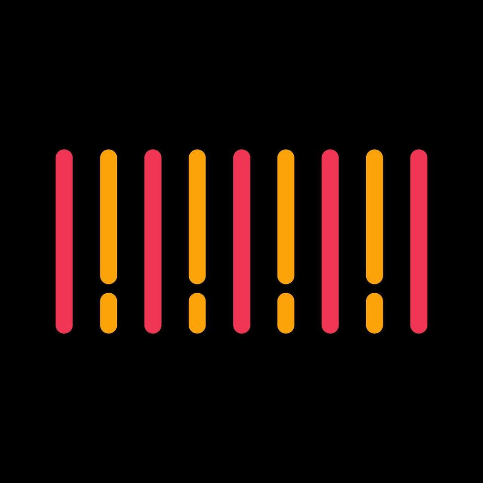 Barcode Icon Design vector