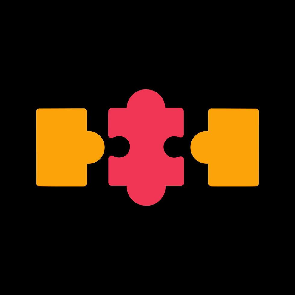 Puzzle Icon Design vector