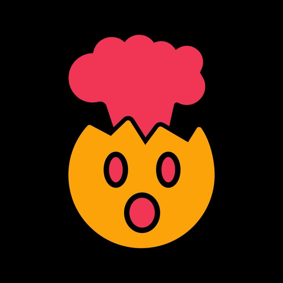 Exploding Head Icon Design vector