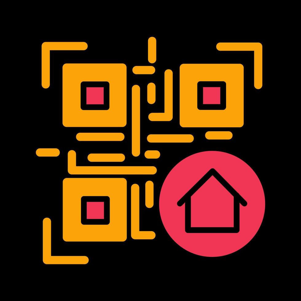 QR Code Menu Icon Design vector