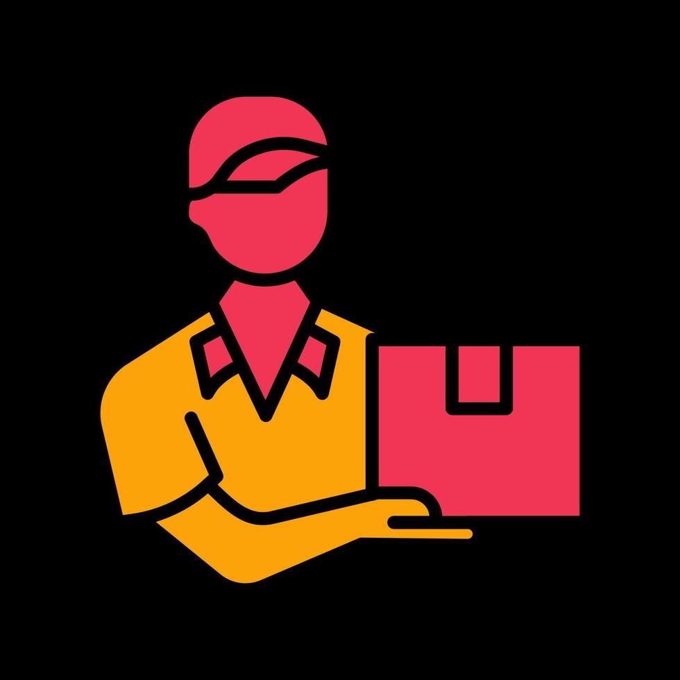 Courier Icon Design vector
