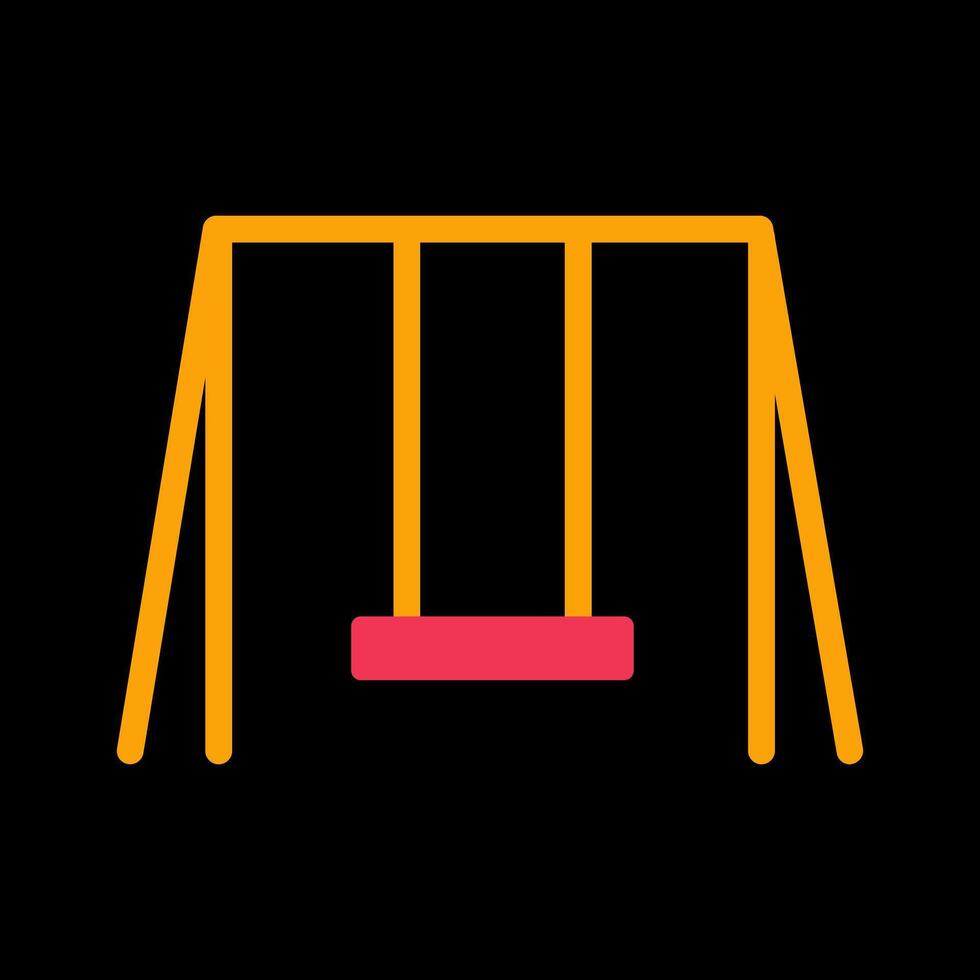 Swing Time Icon Design vector