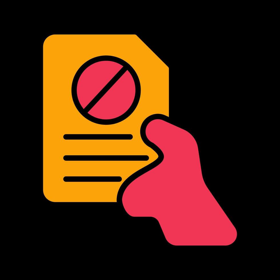 Resignation Icon Design vector