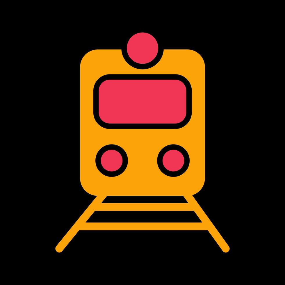 Railway Car Icon Design vector