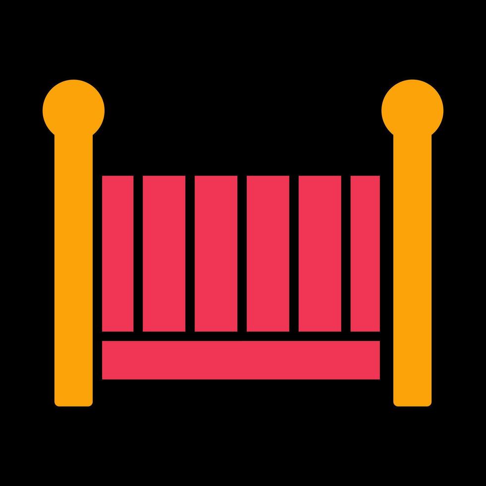 Nursery Cots Icon Design vector