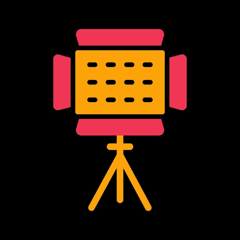 Photography Lighting Icon Design vector
