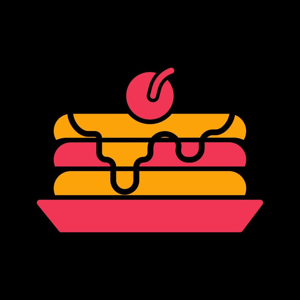 Pancakes Icon Design vector