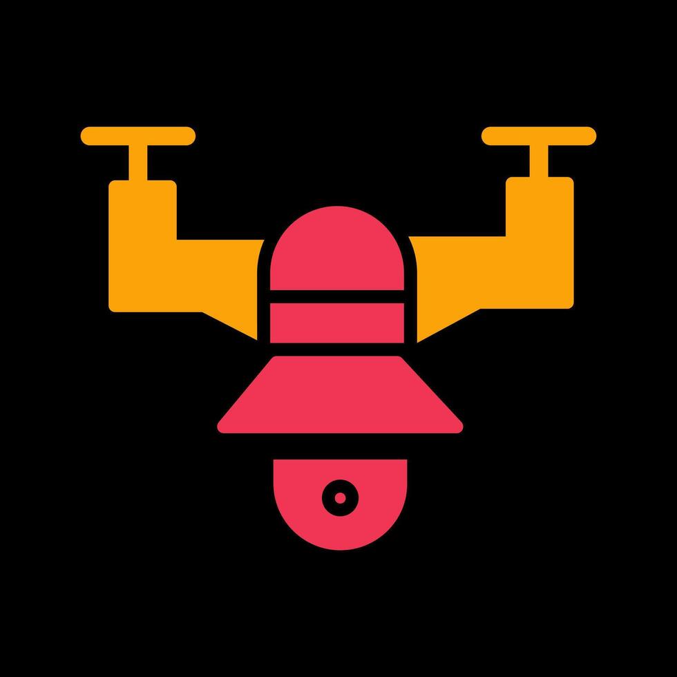 Drone Photography Icon Design vector