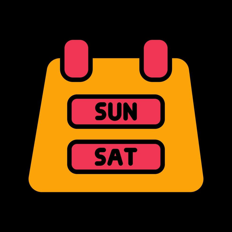 Weekend Getaway Icon Design vector