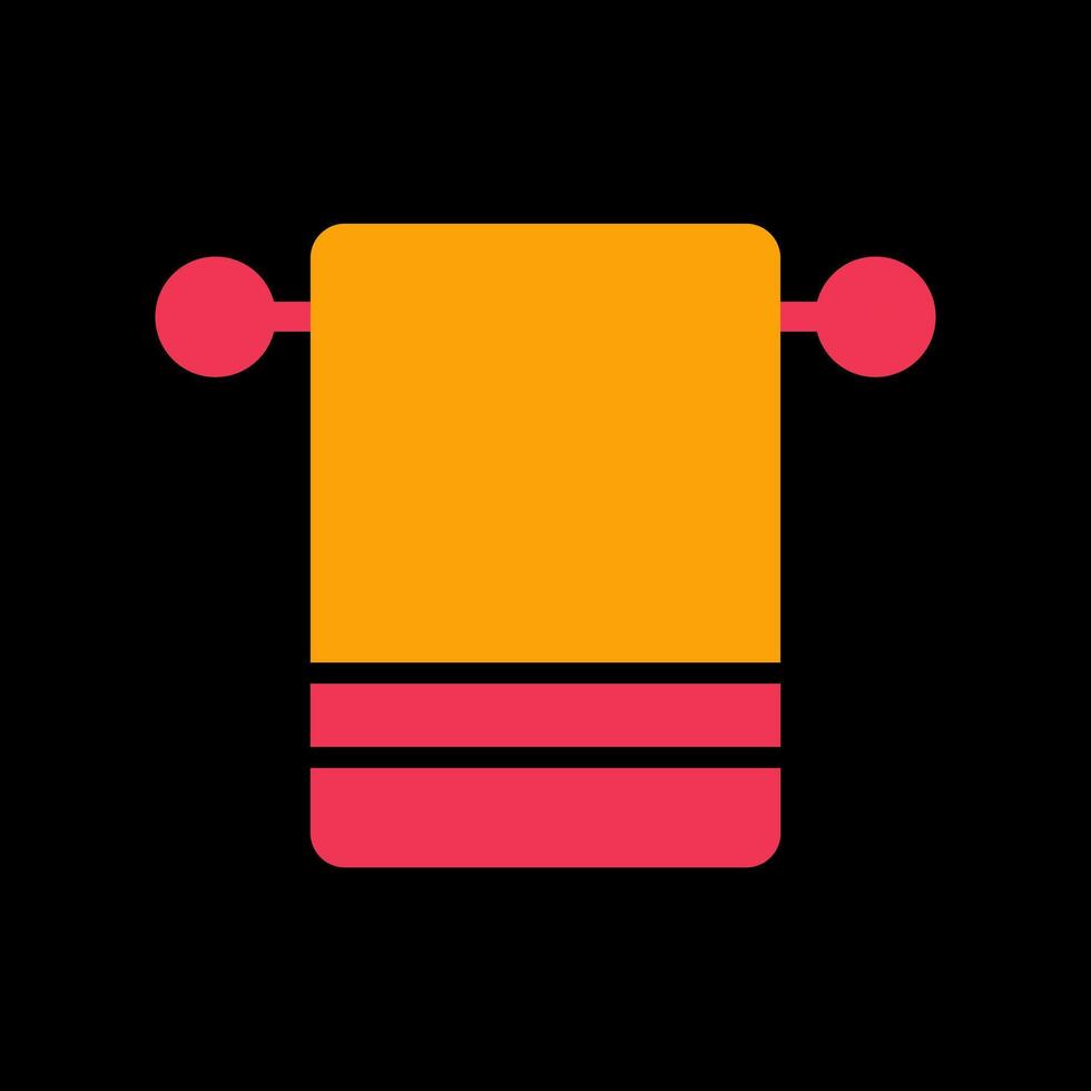 Bath Towels Icon Design vector
