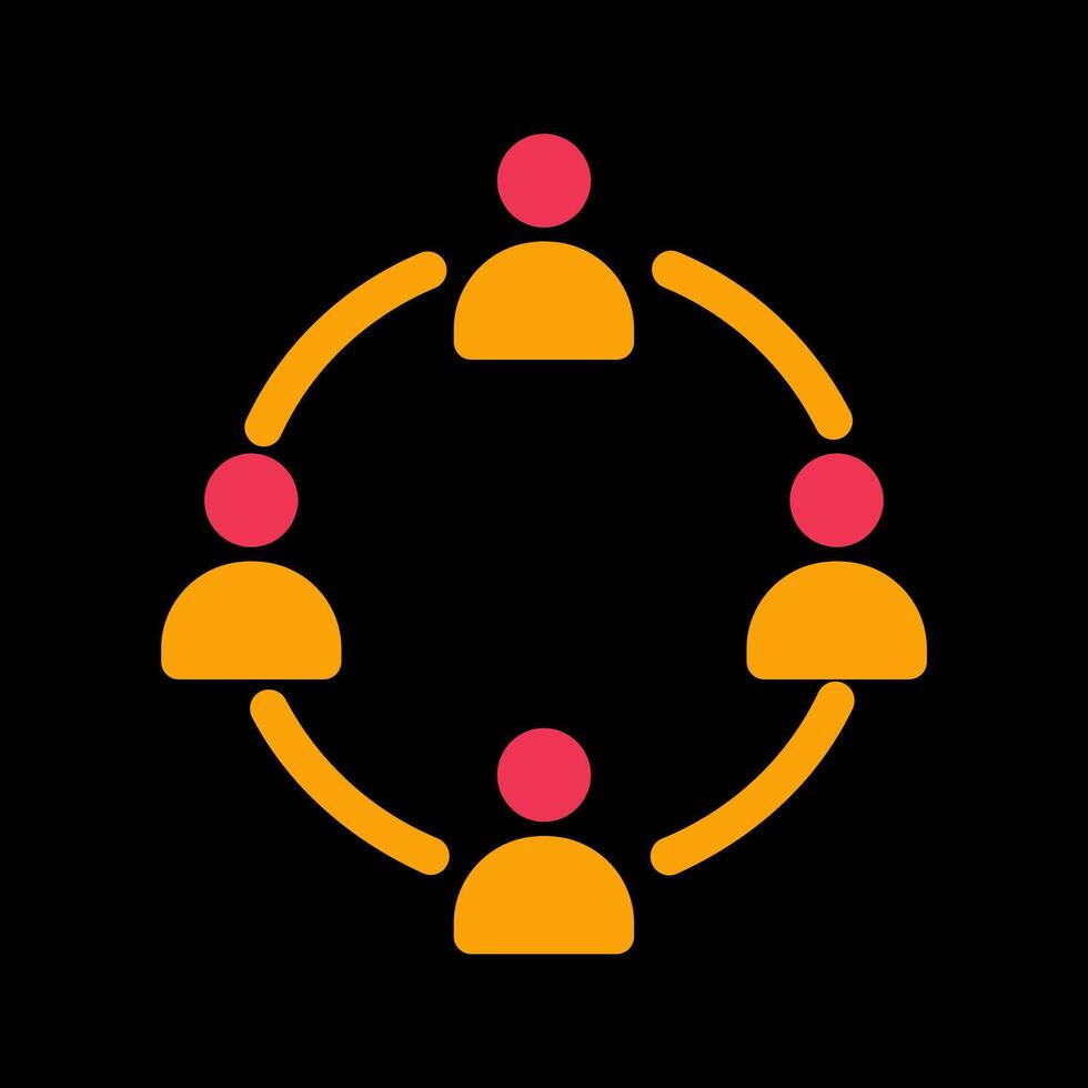 Supportive Community Icon Design vector