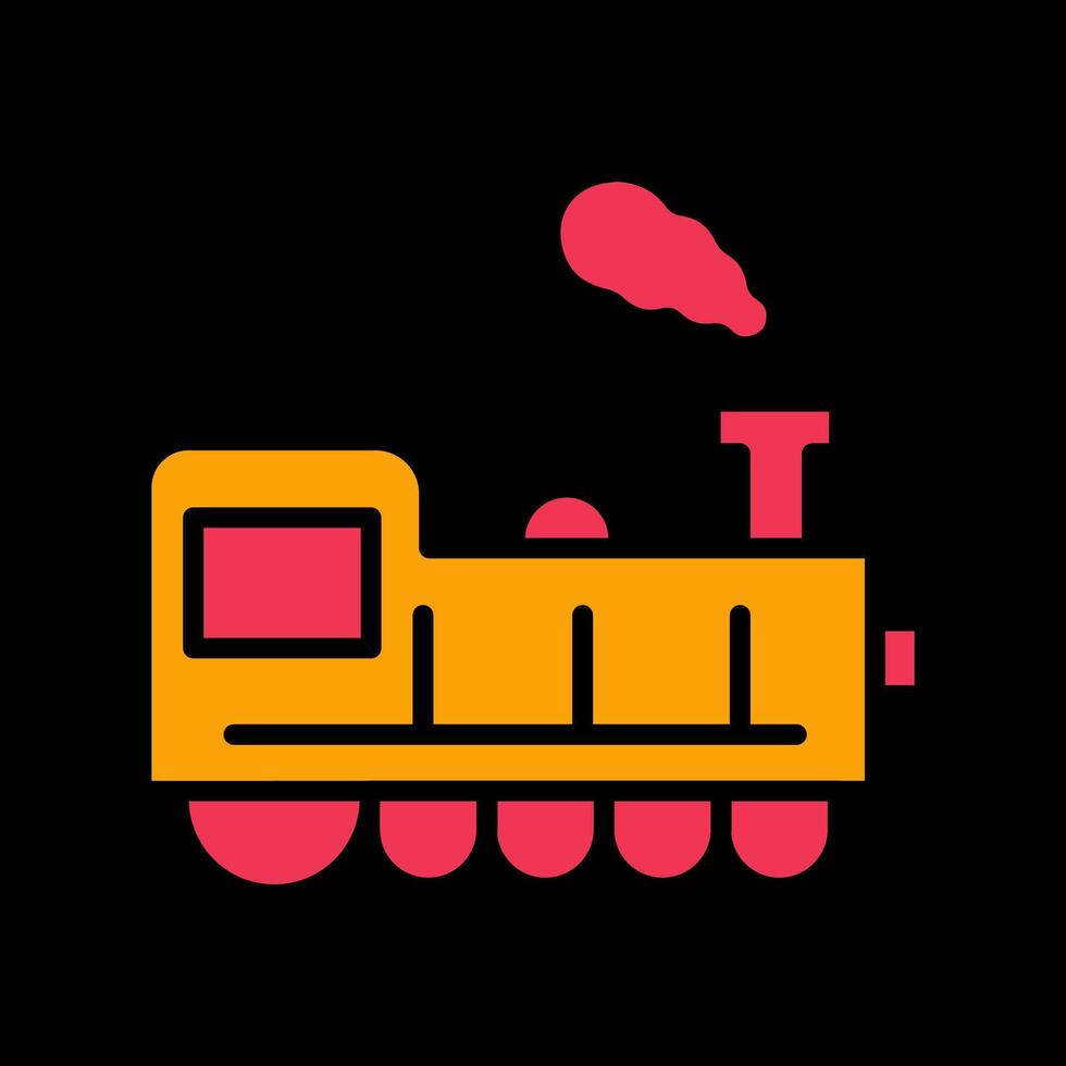 Locomotive Icon Design vector