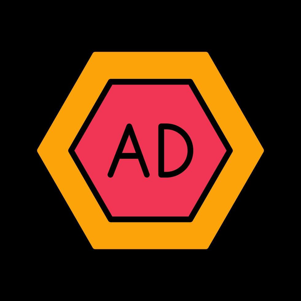 Ad Blocker Icon Design vector