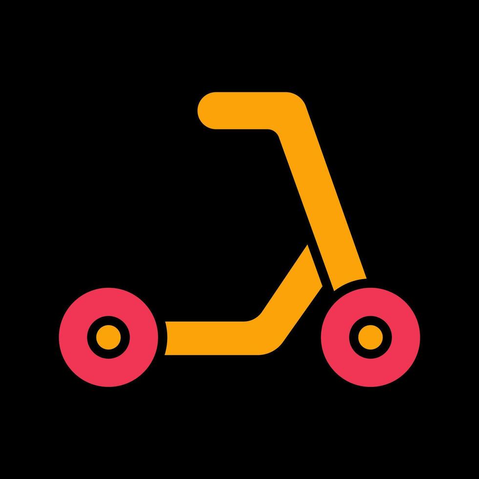 Kick Scooter Icon Design vector