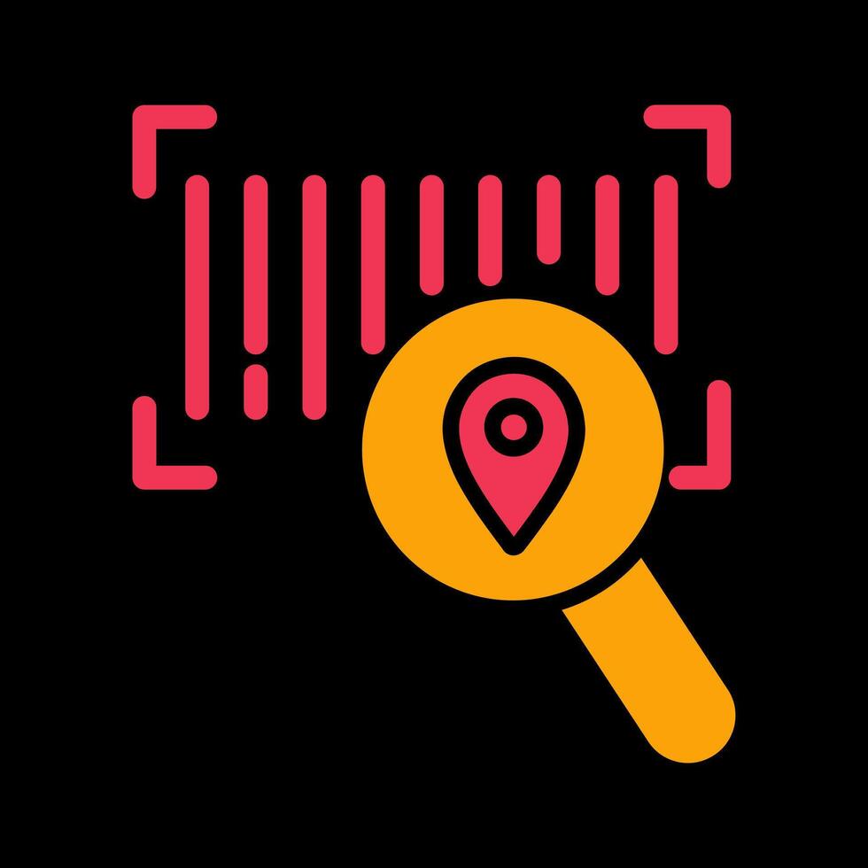 Barcode Tracking Icon Design vector