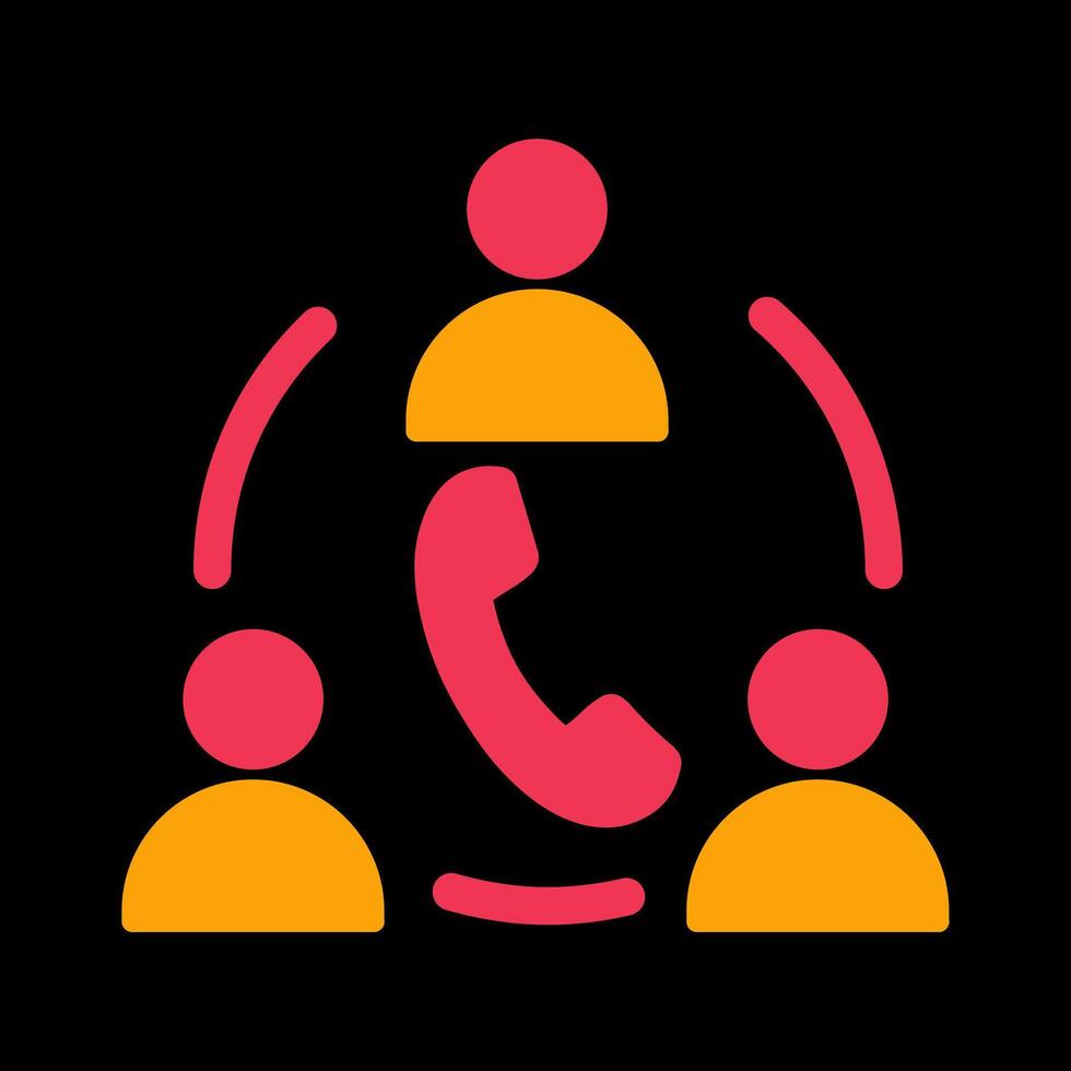 Contact Team Icon Design vector