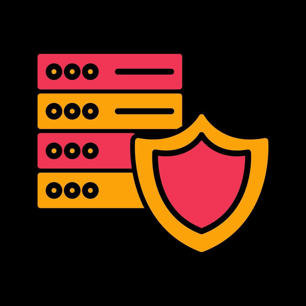 Data Protection Icon Design vector
