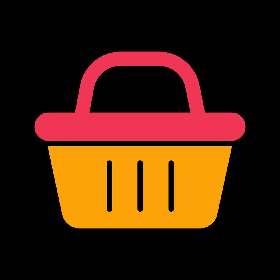 Shopping Basket II Icon Design vector