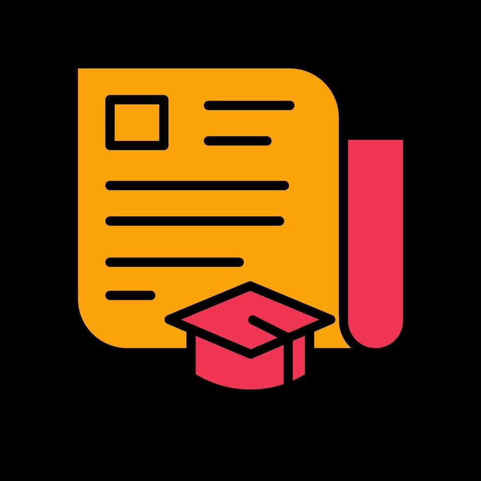 Journalism Education Icon Design vector