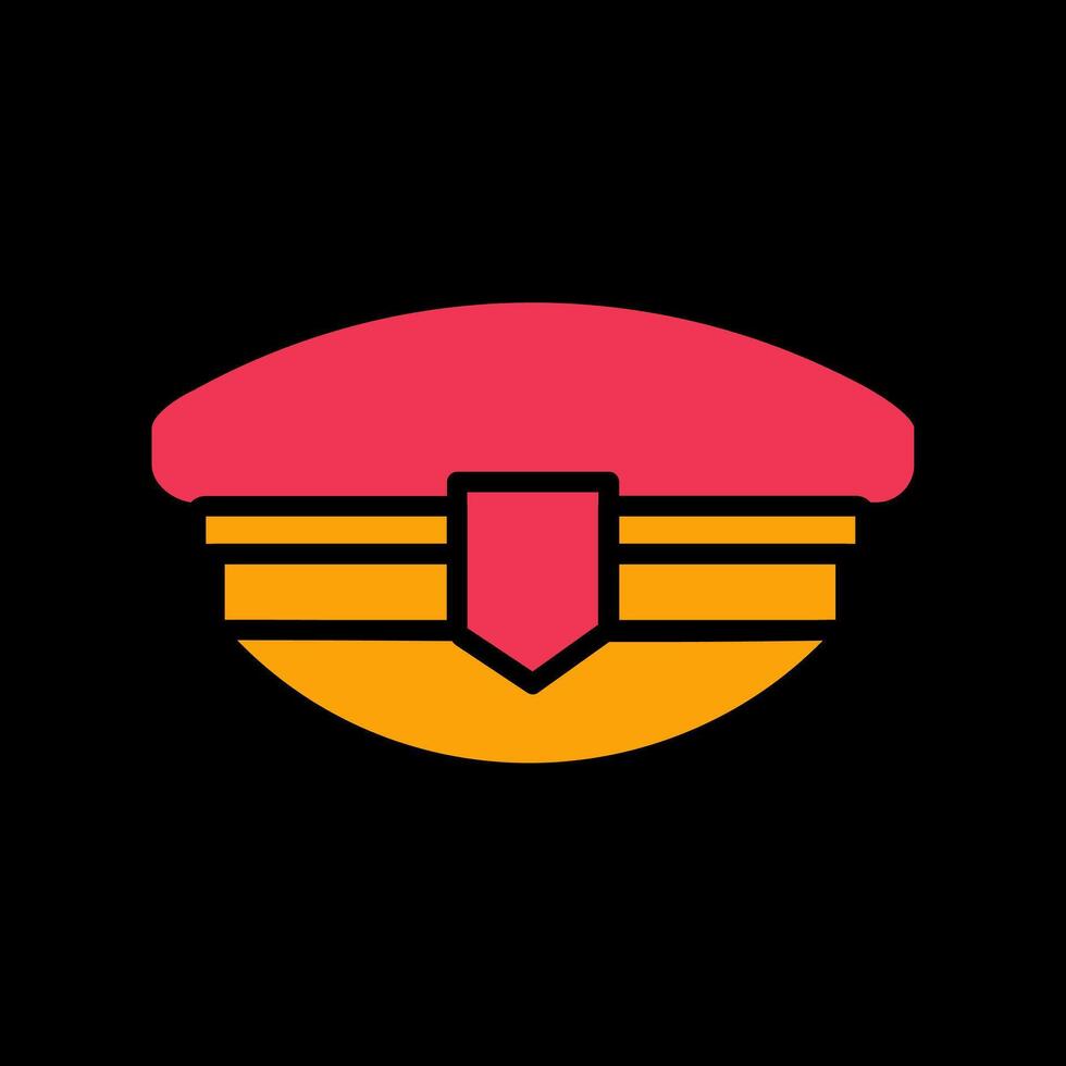 Postman Hat Icon Design vector
