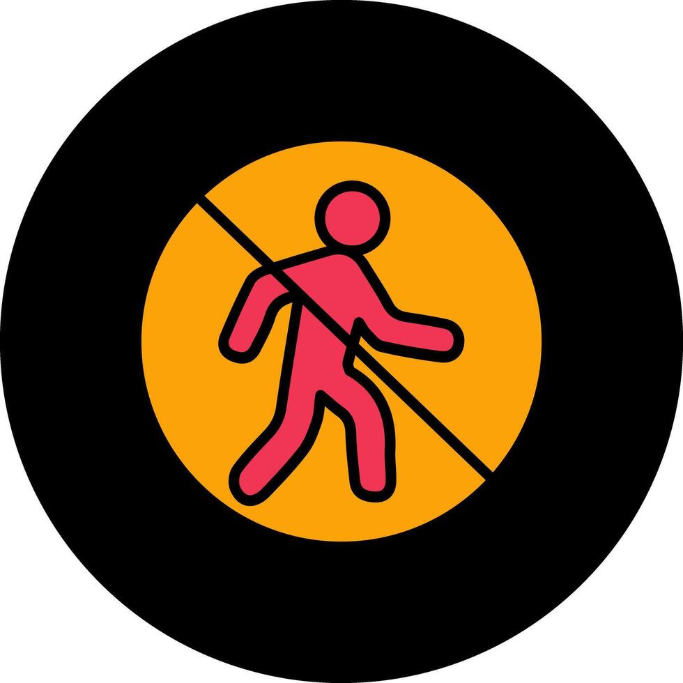 No Entry Sign Icon Design vector