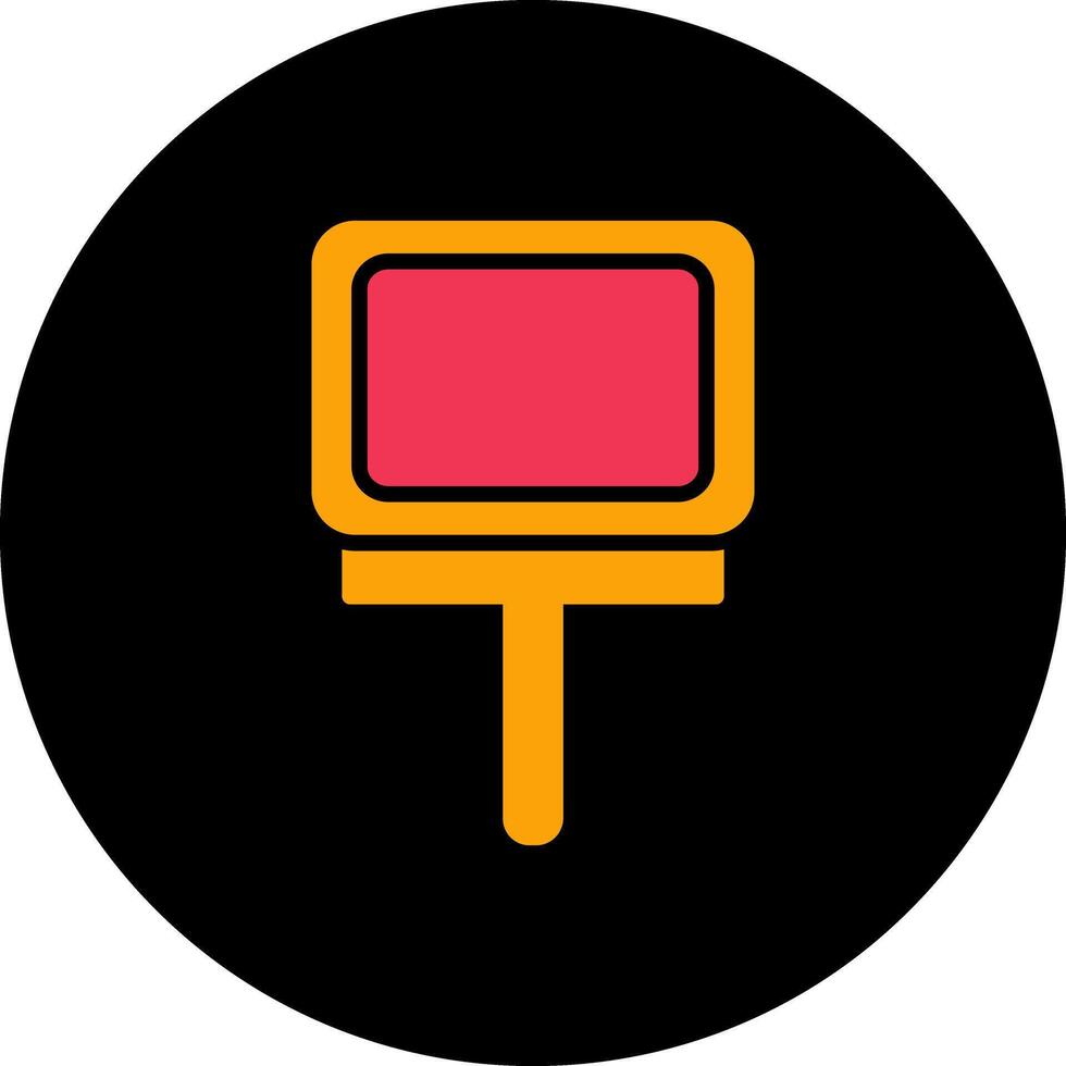 Billboard Icon Design vector