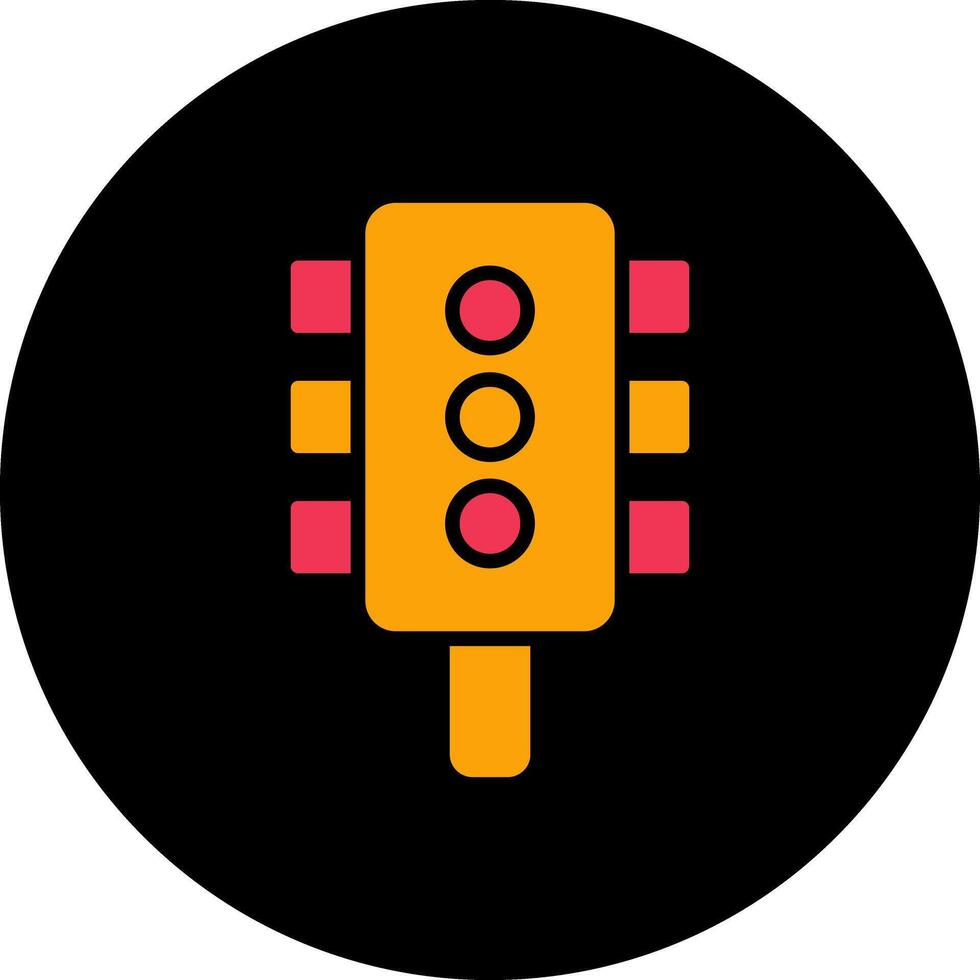Traffic Light Icon Design vector
