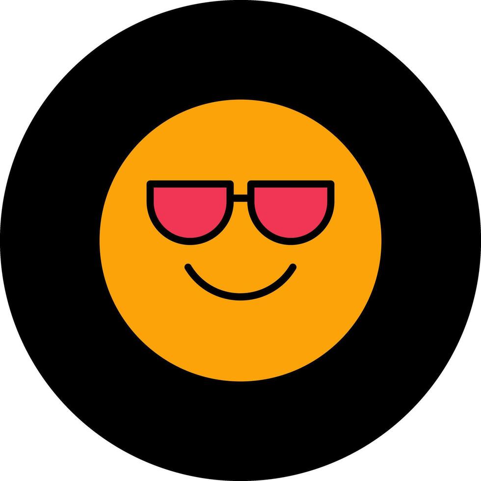 6 - Smiling Face with Sunglasse.eps vector