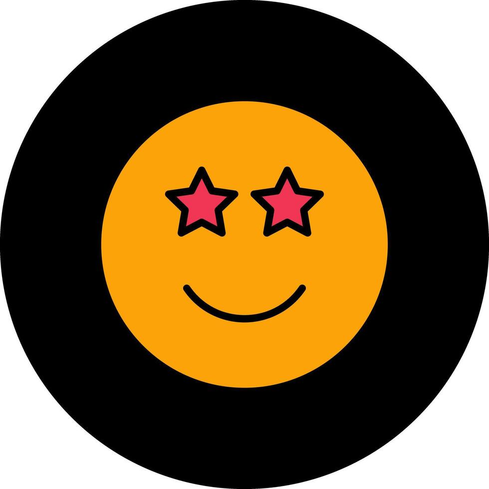 Star-Struck Icon Design vector