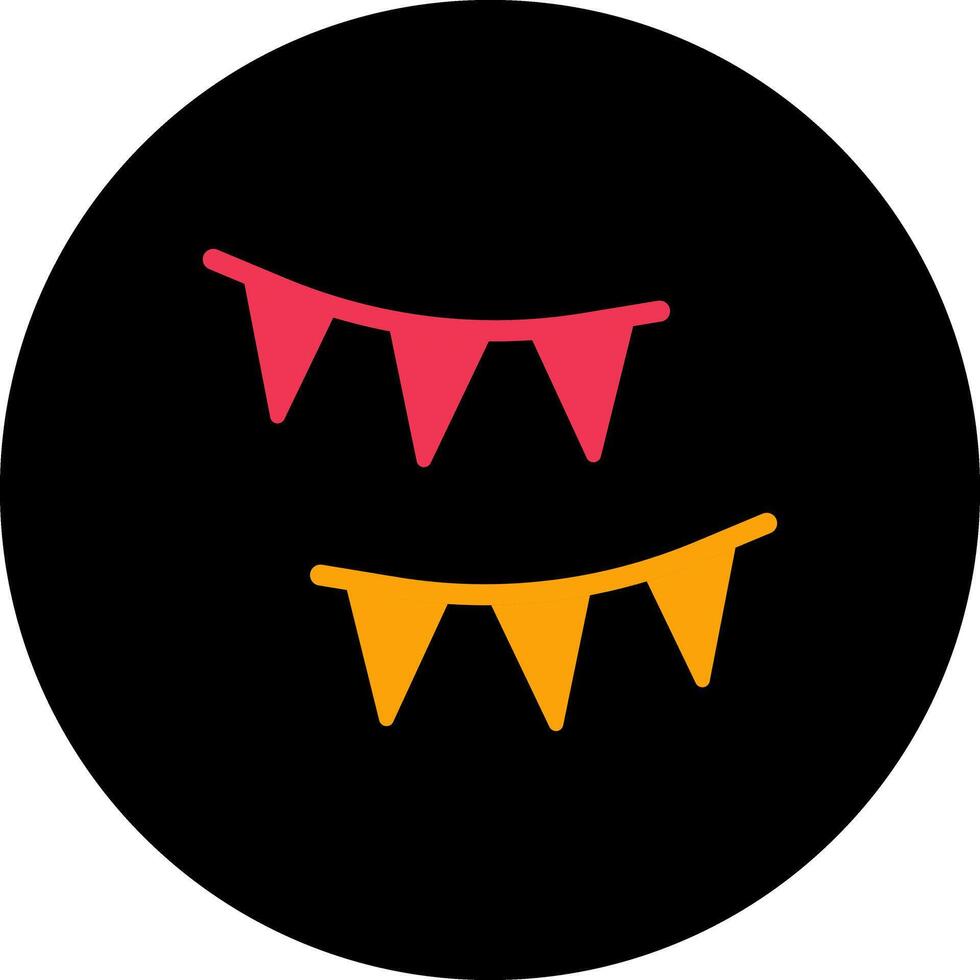 Streamers Icon Design vector
