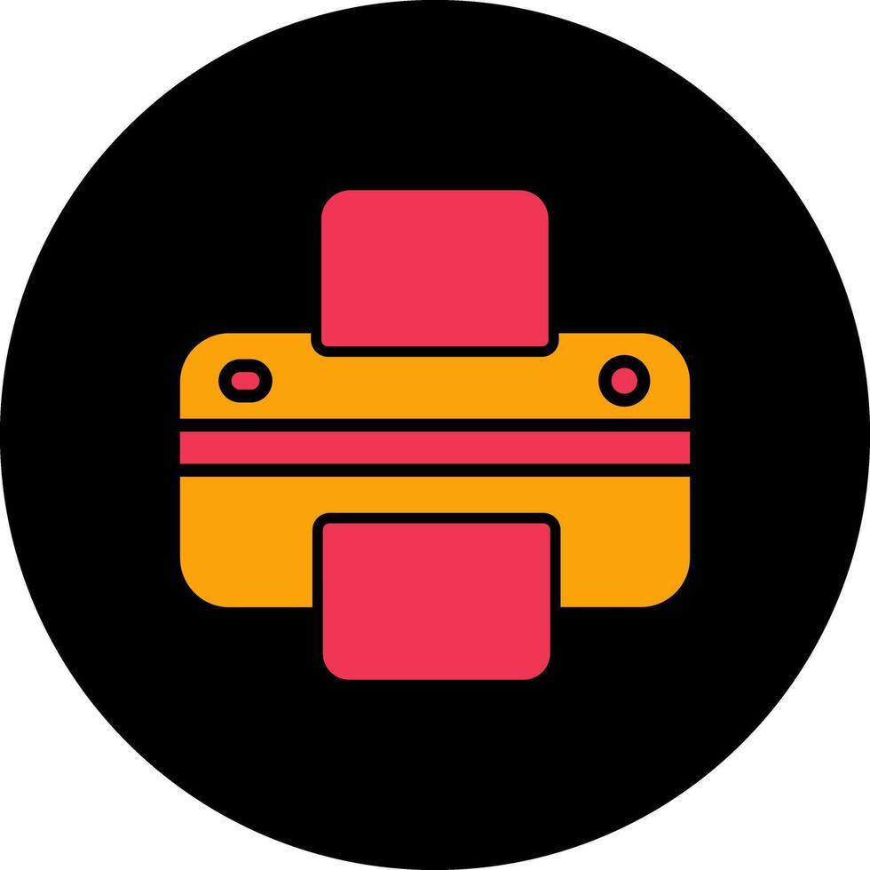 Printer Icon Design vector