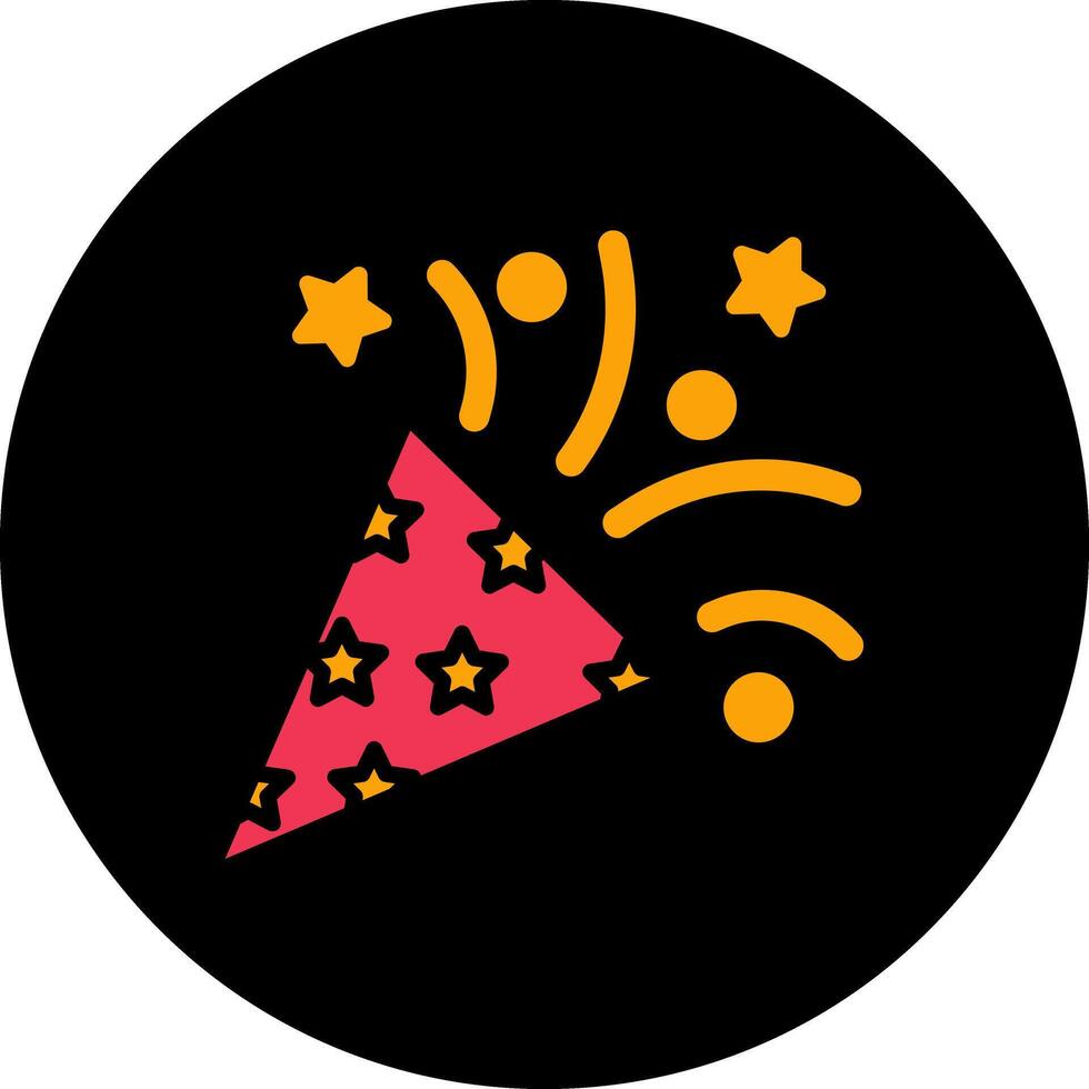 Confetti Icon Design vector